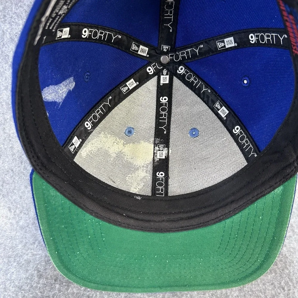 Kansas City Royals New Era 9FORTY Snapback Cap Blue KC Crown MLB